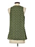 CAbi 100% Polyester Green Sleeveless Blouse Size S - photo 2
