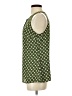 CAbi 100% Polyester Green Sleeveless Blouse Size S - photo 5