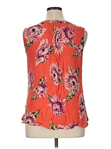 Pale Sky Sleeveless Blouse (view 2)