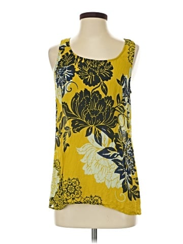 CAbi Sleeveless Silk Top (view 1)
