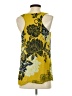 CAbi Yellow Sleeveless Silk Top Size S - photo 2