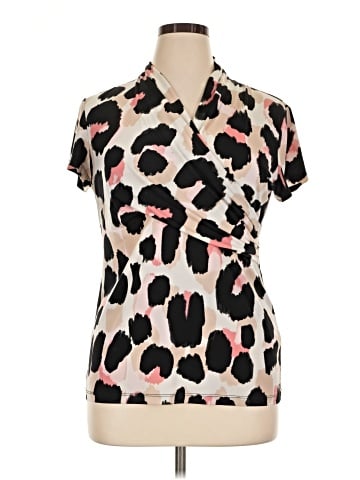 DKNY Short Sleeve Blouse (view 1)