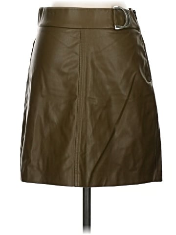Zara Faux Leather Skirt (view 1)
