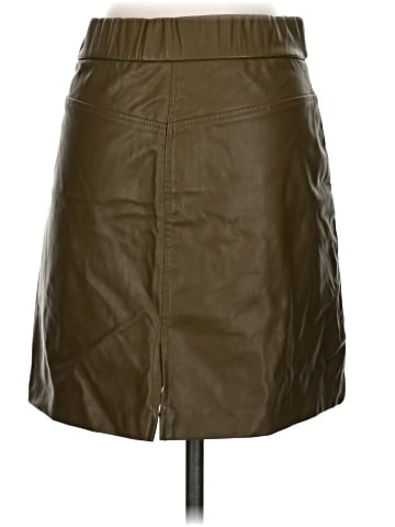 Zara Faux Leather Skirt (view 2)