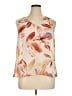 CAbi 100% Polyester Ivory Sleeveless Blouse Size XL - photo 1