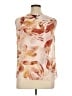 CAbi 100% Polyester Ivory Sleeveless Blouse Size XL - photo 2