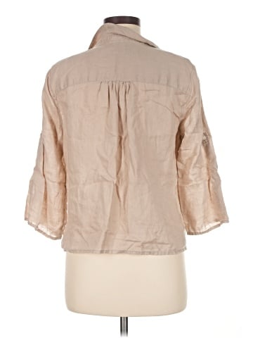 INC International Concepts 3/4 Sleeve Button-Down Shirt (view 2)