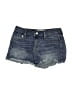 Gap Blue Denim Shorts Size 26 waist - photo 1