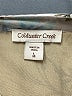 Coldwater Creek 100% Polyester Silver Long Sleeve Blouse Size 14 - photo 7