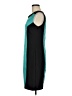 En Focus Studio Color Block Teal Cocktail Dress Size 8 - photo 5