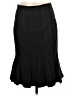 Zara Chevron-herringbone Black Formal Skirt Size 6 - photo 1