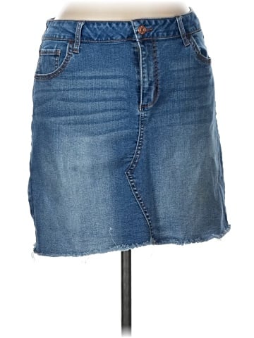 Celebrity Pink Denim Skirt (view 1)