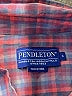 Pendleton 100% Cotton Plaid Burgundy Long Sleeve Button-Down Shirt Size S - photo 7