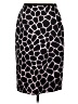 Etcetera Animal Print Black Casual Skirt Size 4 - photo 1