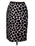 Etcetera Animal Print Black Casual Skirt Size 4 - photo 2