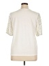 Adrianna Papell Ivory Short Sleeve Top Size XL - photo 2