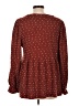 Hayden Burgundy Long Sleeve Blouse Size L (estimated) - photo 2