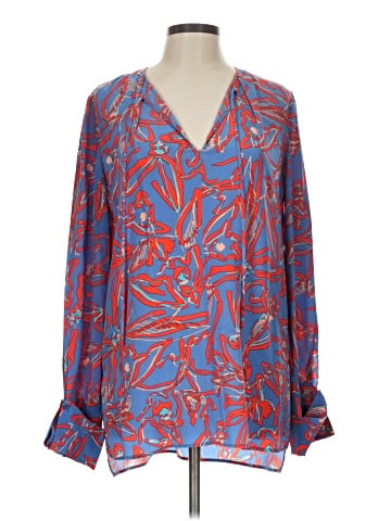 Diane von Furstenberg Long Sleeve Blouse (view 1)