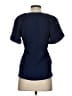 Current Air Blue Short Sleeve Blouse Size S - photo 2