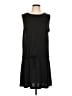 Reel Legends 100% Polyester Solid Black Casual Dress Size L - photo 1