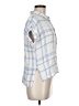 Rails Plaid Blue Short Sleeve Button-Down Shirt Size M - photo 4