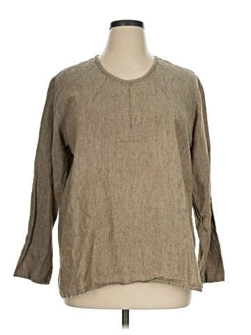 Flax Long Sleeve Blouse (view 1)