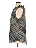 CAbi 100% Polyester Gray Sleeveless Blouse Size XL - photo 5