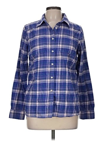 L.L.Bean Long Sleeve Button-Down Shirt (view 1)