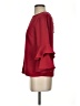 J.Crew 100% Polyester Burgundy 3/4 Sleeve Blouse Size 0 - photo 5