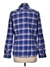 L.L.Bean 100% Cotton Plaid Blue Long Sleeve Button-Down Shirt Size M - photo 2