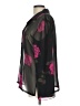 Unbranded Floral Black Long Sleeve Blouse Size L (estimated) - photo 5