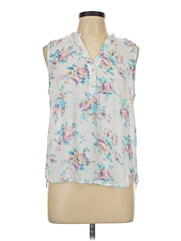 Lily White Sleeveless Blouse (view 1)
