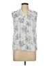 Lily White 100% Polyester White Sleeveless Blouse Size L - photo 1