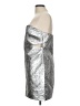 Fashion Nova 100% Polyester Metallic Silver Cocktail Dress Size L - photo 5