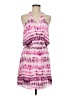 Parker 100% Polyester Tie-dye Pink Cocktail Dress Size M - photo 1