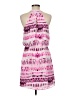 Parker 100% Polyester Tie-dye Pink Cocktail Dress Size M - photo 2