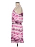 Parker 100% Polyester Tie-dye Pink Cocktail Dress Size M - photo 5