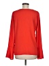 Skies Are Blue 100% Polyester Red Long Sleeve Blouse Size M - photo 2