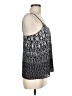 Olivaceous 100% Polyester Silver Sleeveless Top Size M - photo 4