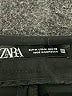 Zara Solid Black Shorts Size M - photo 3