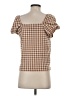 Madewell Brown Short Sleeve Blouse Size S - photo 2