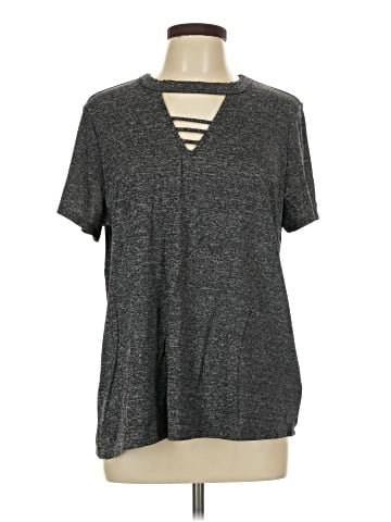 Jennifer Lopez Short Sleeve Henley (view 1)