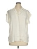 Nine West Ivory Short Sleeve Blouse Size XL - photo 1