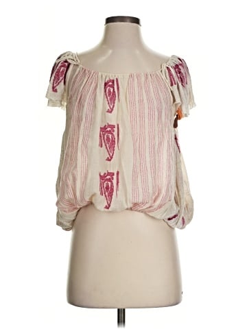 Free People Short Sleeve Blouse (view 1)