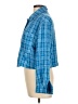 Zara Plaid Blue Jacket Size L - photo 5