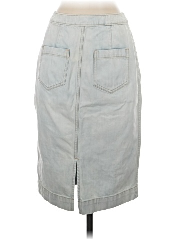 Pilcro and the Letterpress Denim Skirt (view 2)