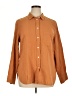 J.Crew 100% Cotton Solid Brown Long Sleeve Button-Down Shirt Size 16 - photo 1