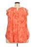 Notations Orange Sleeveless T-Shirt Size 3X - photo 1