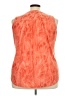 Notations Orange Sleeveless T-Shirt Size 3X - photo 2