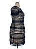 Vince Camuto 100% Polyester Blue Cocktail Dress Size 14 - photo 4